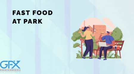 پروژه موشن گرافیک افتر افکت تبلیغات فست فود