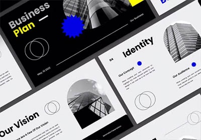 دانلود قالب پاورپوینت نئون Neon Minimalist