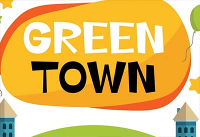 فونت سرگرمی و شادی کودکان Green Town