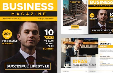 کاتالوگ لایه باز مجله Business magazine