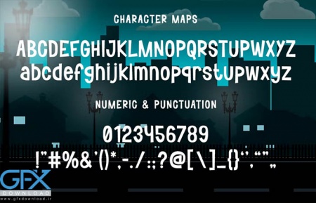 فونت انگلیسی رایگان بازی Flicker