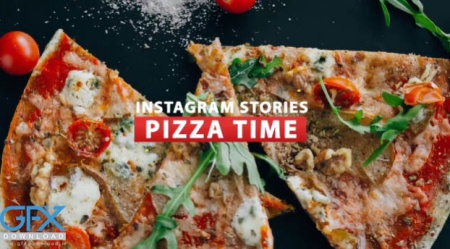 پروژه آماده پریمیر استوری اینستاگرام فست فود پیتزا
