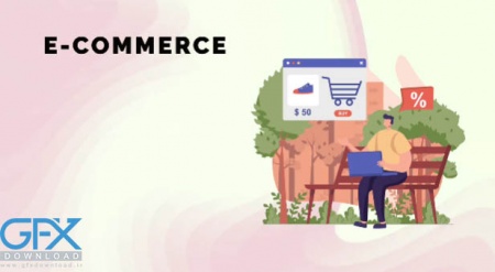 دانلود پروژه افتر افکت فروشگاه آنلاین موشن گرافیک Online Shopping
