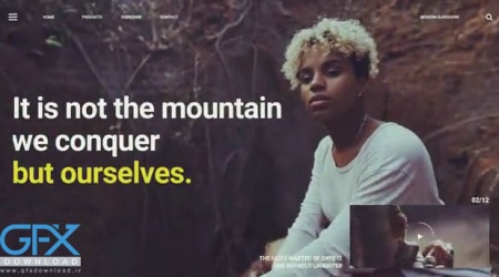 پروژه پریمیر اسلایدشو Modern Cinematic Slideshow