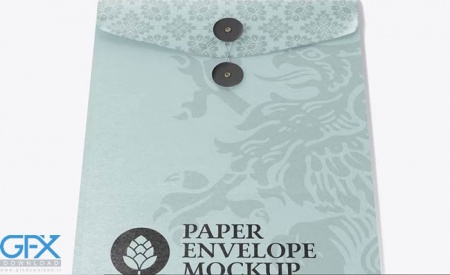 دانلود طرح لایه باز موکاپ پاکت کاغذ کرافت