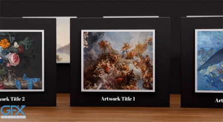 دانلود پروژه افتر افکت پرزنتیشن نمایشگاه گالری هنری