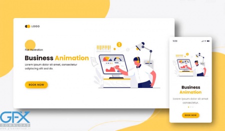 پروژه افتر افکت موشن گرافیک انیمیشن های کسب و کار