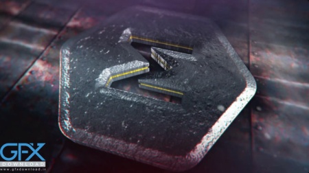 دانلود پروژه افتر افکت نمایش لوگوی فلزی براق