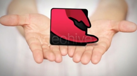 پروژه لوگو افتر افکت با فوتیج دست The Gift