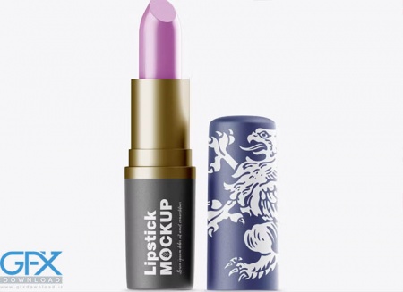 موکاپ رژ لب آرایشی