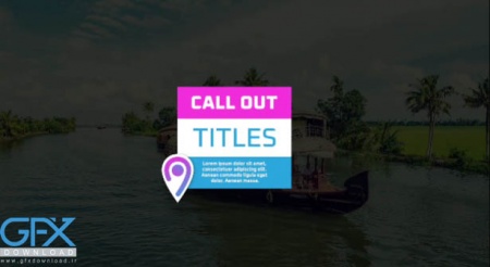پروژه پریمیر عناوین Location Call Out Titles