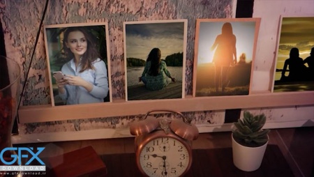 پروژه اسلایدشو افتر افکت خاطرات در شب