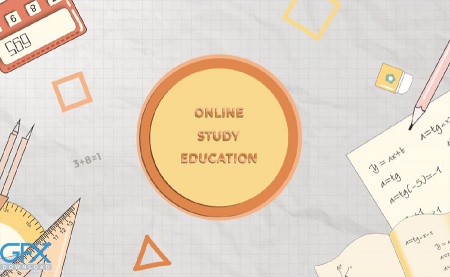 پروژه افتر افکت آموزش آنلاین Online Study Education