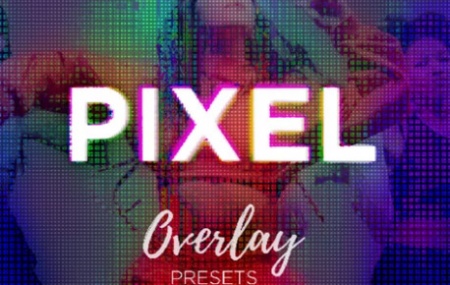دانلود پریست پریمیر پیکسلی Pixel Overlay