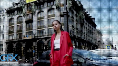 پریست پریمیر شبکه پیکسلی Pixel Overlay