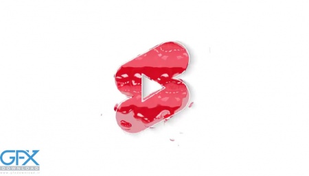 پروژه افتر افکت نمایش لوگو با پاشیدن رنگ