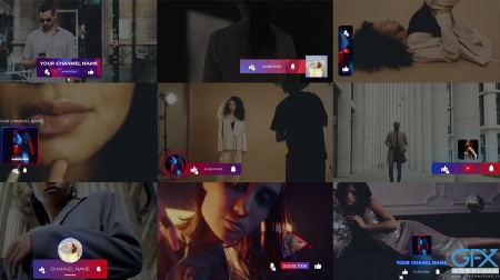 دانلود پروژه پریمیر Subscribe Panels