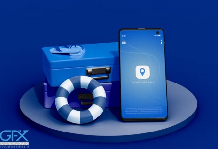 موکاپ اپلیکیشن سفر Travel App