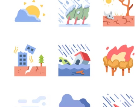 دانلود آیکون های آب و هوا Weather and Disaster