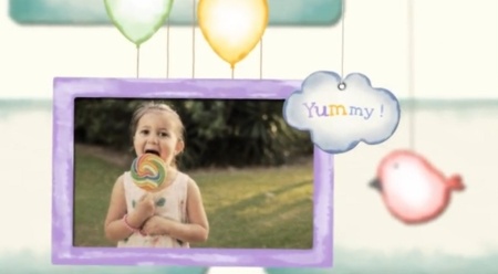 دانلود پروژه آماده افتر افکت اسلایدشو عکس کودک Baby Kids