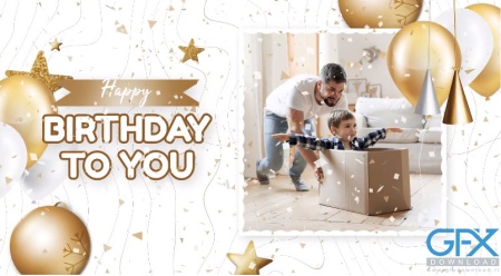 پروژه افتر افکت اسلایدشو تولد Birthday Slideshow