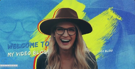 دانلود پروژه افتر افکت افتتاحیه رنگارنگ با براش