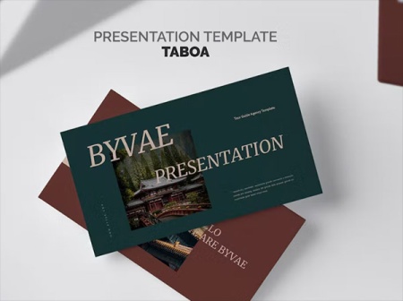 دانلود قالب پاورپوینت آژانس تور مسافرتی Byvae