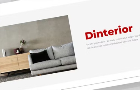 خرید تم پاورپوینت دکوراسیون داخلی dinterior