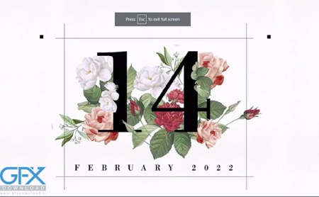 پروژه آماده پریمیر اسلایدشو گل دار برای عروسی