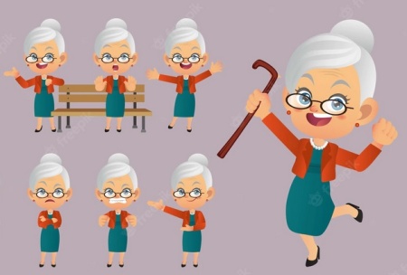 30 وکتور لایه باز مادربزرگ با کیفیت عالی