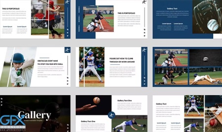 تم پاورپوینت ورزشی بیسبال