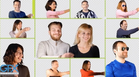 پروژه افتر افکت نمایش لوگو با مردم People Logo