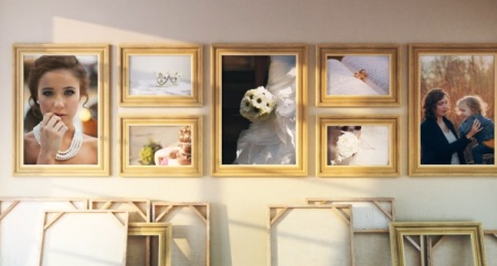 پروژه افتر افکت نمایش عکس روی بوم نقاشی و دیوار