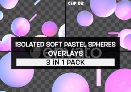 ترانزیشن کروماکی کره ها با گرادیانت های پاستلی