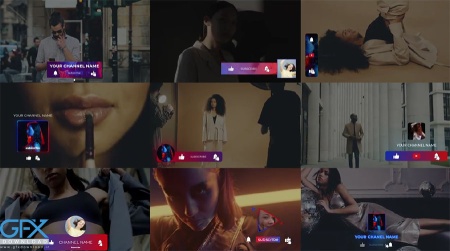 پروژه آماده افتر افکت دکمه سابسکرایب یوتیوب