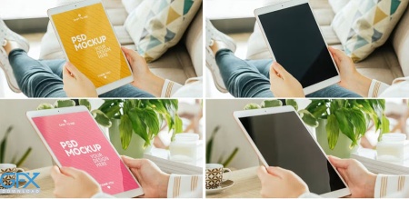 دانلود موکاپ لایه باز تبلت Vertical Tablet