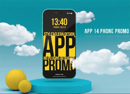 پروژه پریمیر صفحه نمایش گوشی و اپلیکیشن موبایل