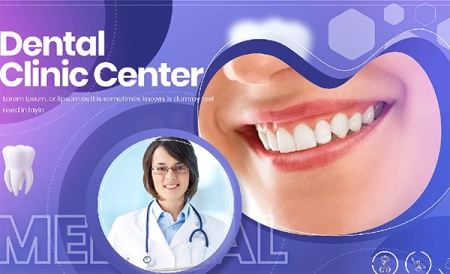 پروژه افتر افکت اسلایدشو کلینیک دندانپزشکی