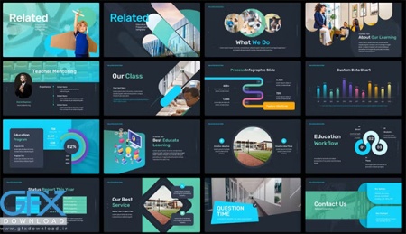 دانلود قالب پاورپوینت آموزش Professional Education