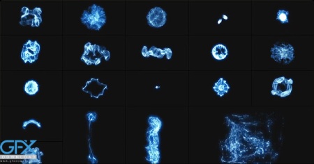 دانلود پروژه افتر افکت 20 افکت انرژی Energy Game Effects