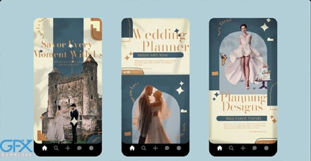 پروژه افتر افکت اینستاگرام عروسی فانتزی