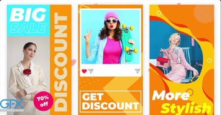 دانلود پروژه پریمیر استوری اینستاگرام فشن با تم زرد