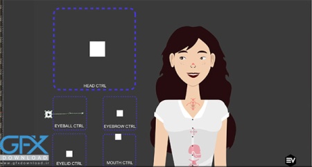 دانلود پروژه افتر افکت موشن گرافیک کاراکتر های زن