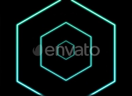 ترانزیشن کروماکی نئون هندسی Geometric Neon