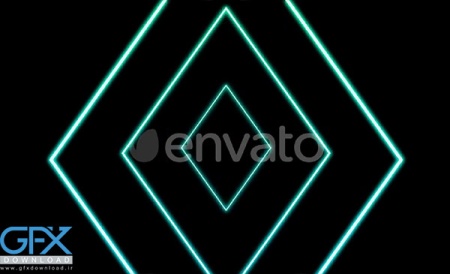 دانلود ترانزیشن کروماکی نئون هندسی Geometric Neon