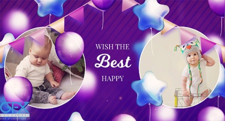 پروژه افتر افکت اسلایدشو جشن تولد