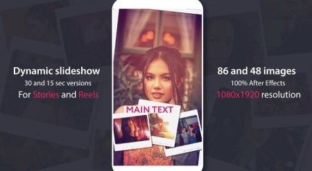پروژه افتر افکت ساخت ریلز و اسلایدشو استوری اینستاگرام
