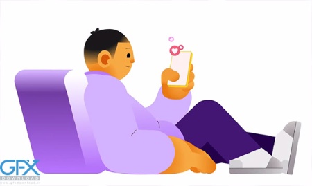 پروژه پریمیر نمایش لوگو با گوشی موبایل Like It Logo