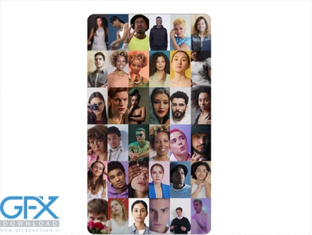 دانلود پروژه افتر افکت نمایش لوگو موزاییکی عمودی