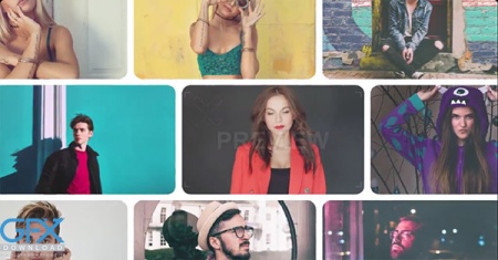 پروژه افترافکت تیزر تبلیغاتی چند صفحه ای